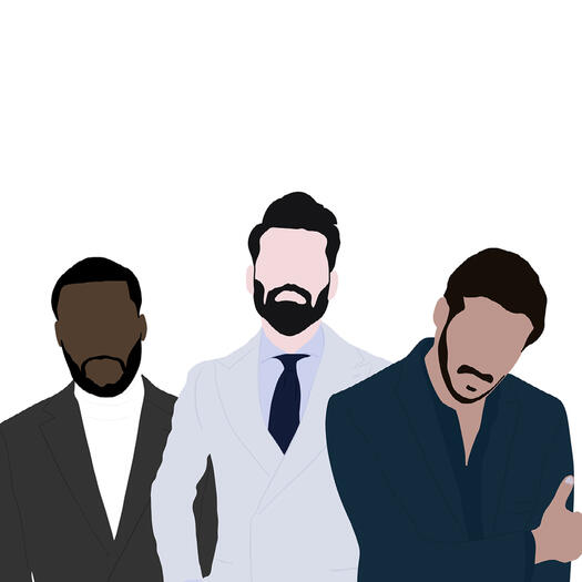 Digital illustration - 3 GUYS