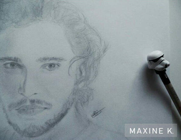 Sketch - Kit Harington (actor)